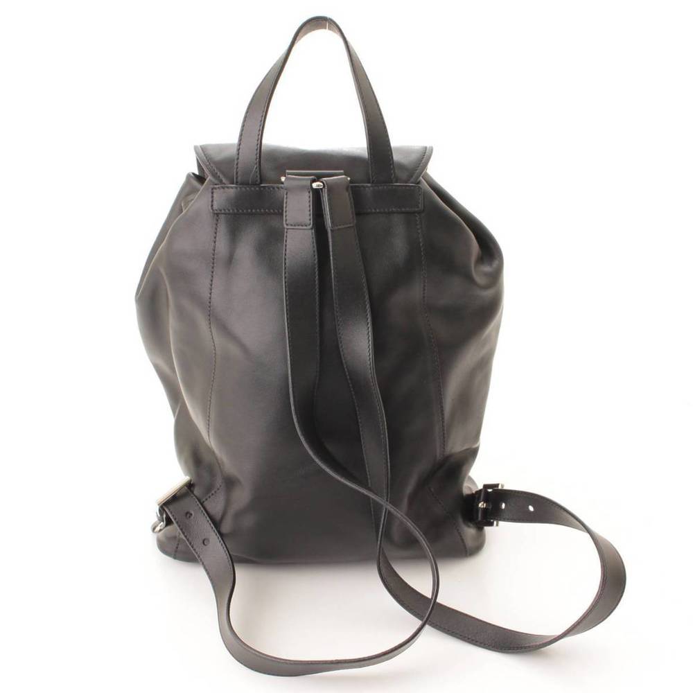 Prada All Triangle Black Backpack - image 3